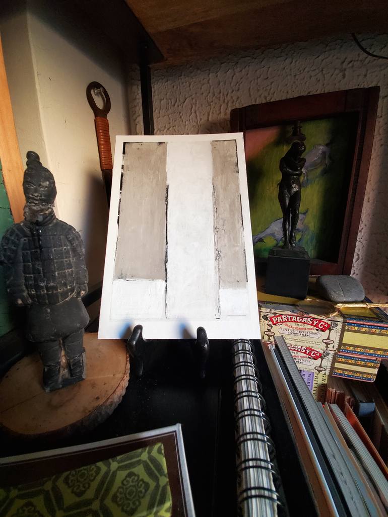 Original Documentary Abstract Painting by Shelton Walsmith