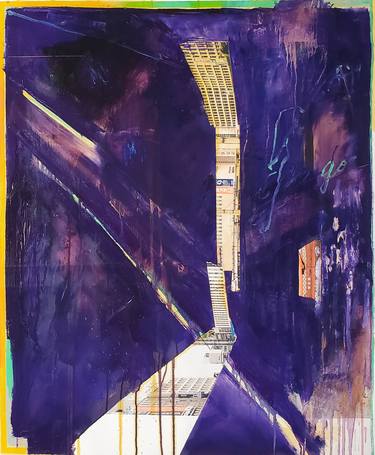 Original Abstract Architecture Paintings by Shelton Walsmith