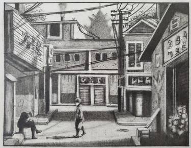 Print of Cities Drawings by Shelton Walsmith