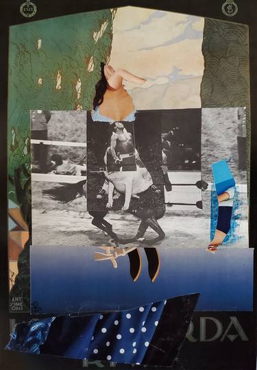 Original Figurative Abstract Collage by Shelton Walsmith