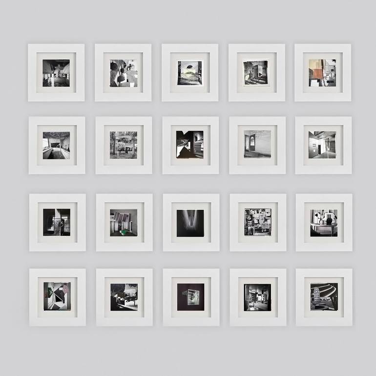 Original Dada People Collage by Shelton Walsmith