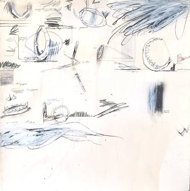 Original Expressionism Abstract Drawings by Shelton Walsmith