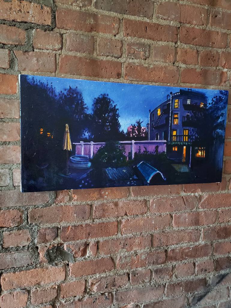 Original Impressionism Architecture Painting by Shelton Walsmith