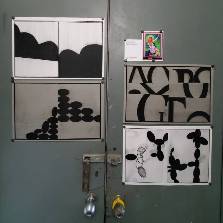 Original Abstract Drawing by Shelton Walsmith