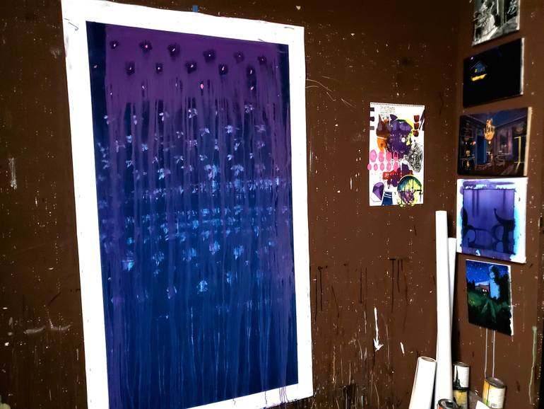Original Expressionism Abstract Painting by Shelton Walsmith