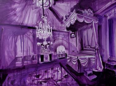 Original Impressionism Interiors Paintings by Shelton Walsmith