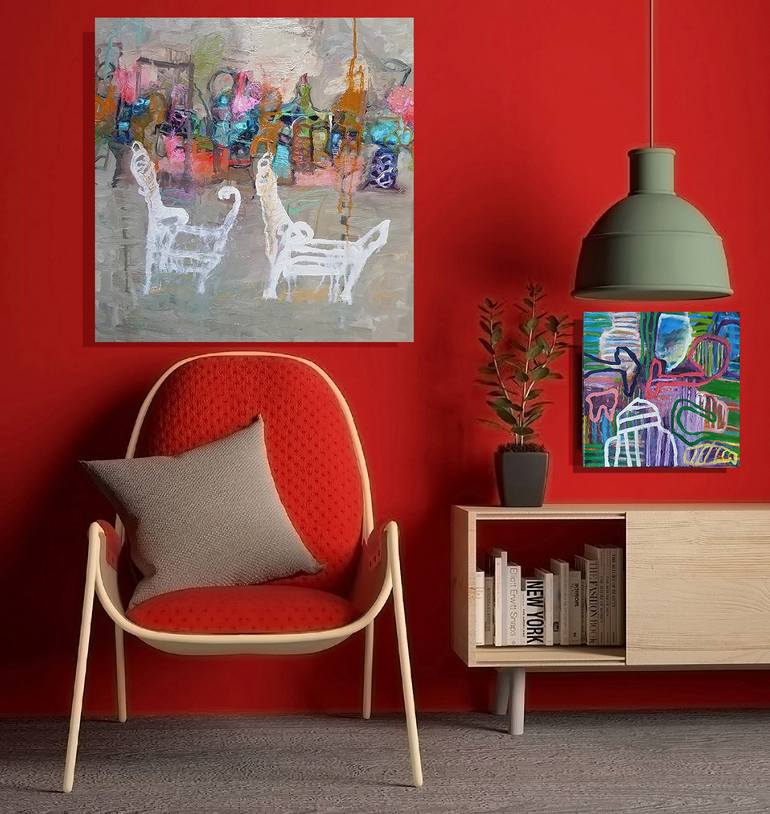 Original Abstract Painting by Shelton Walsmith