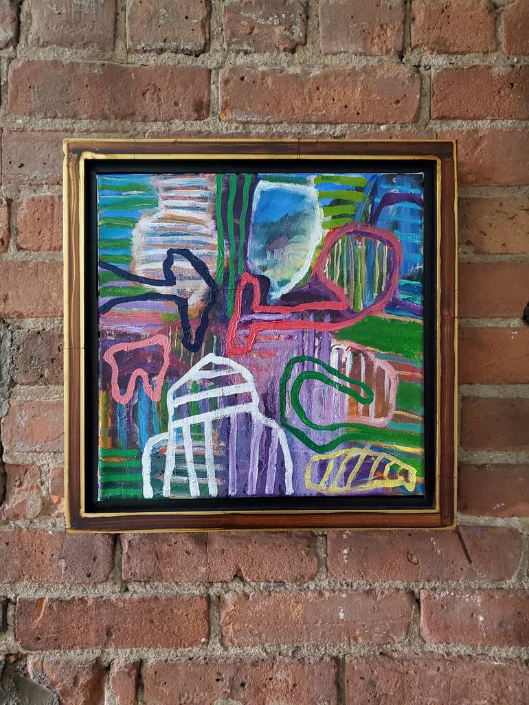 Original Abstract Painting by Shelton Walsmith