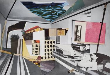 Original Interiors Collage by Shelton Walsmith