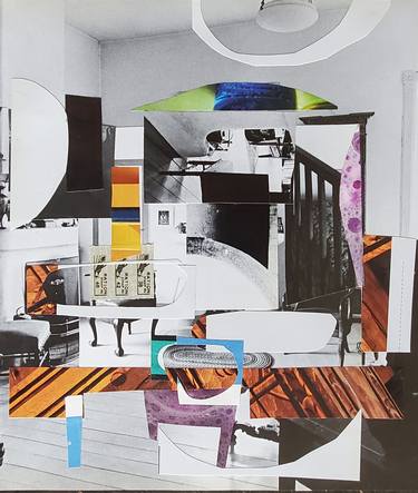Original Interiors Collage by Shelton Walsmith