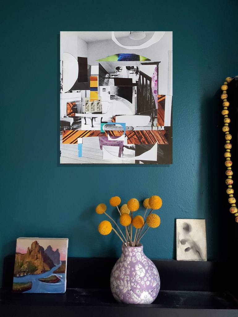 Original Interiors Collage by Shelton Walsmith