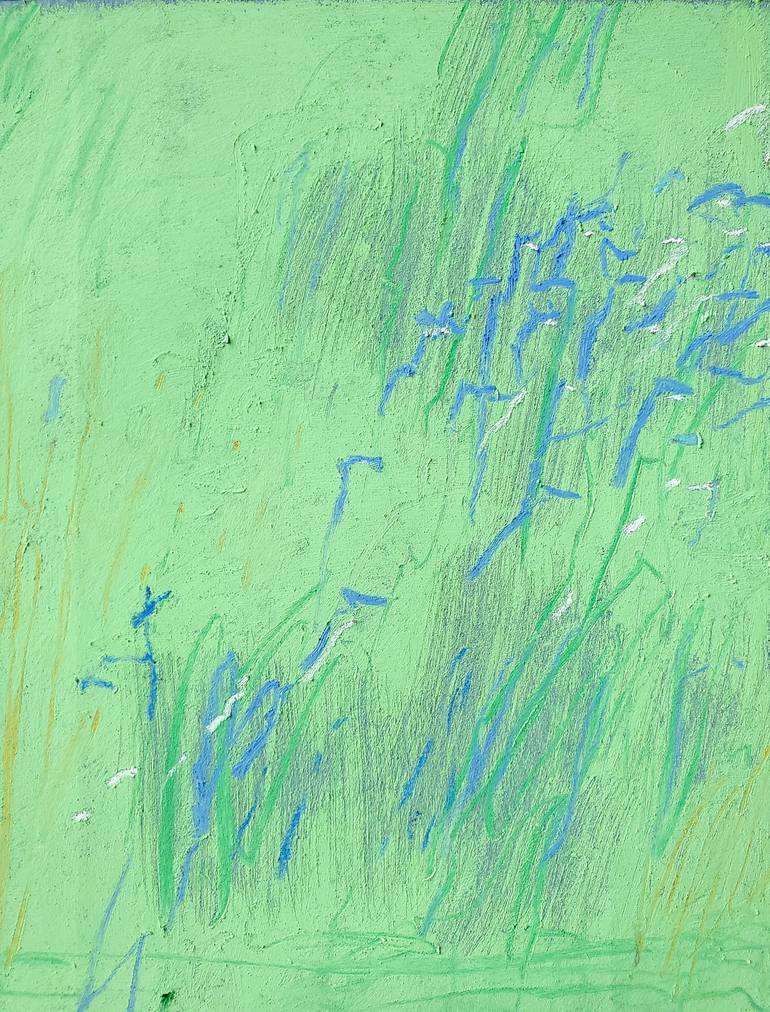 Original Abstract Drawing by Shelton Walsmith | Abstract Art on Paper | The Way it's Gonna Be (way up in the sky)