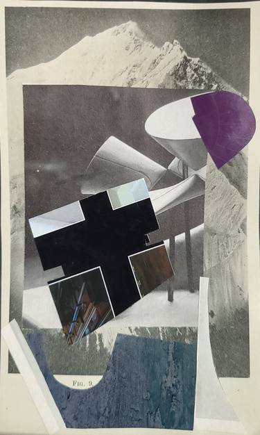 Original Abstract Collage by Shelton Walsmith