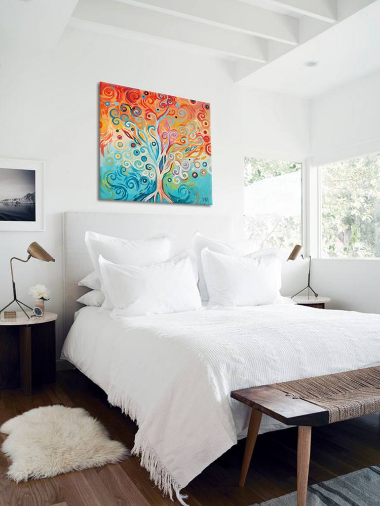 Original Abstract Landscape Painting by Natasha Wescoat