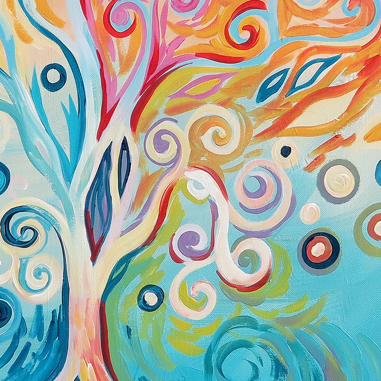 Original Abstract Landscape Painting by Natasha Wescoat