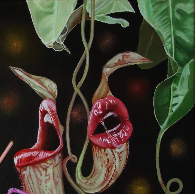 Original Figurative Floral Painting by Gabriele Esau