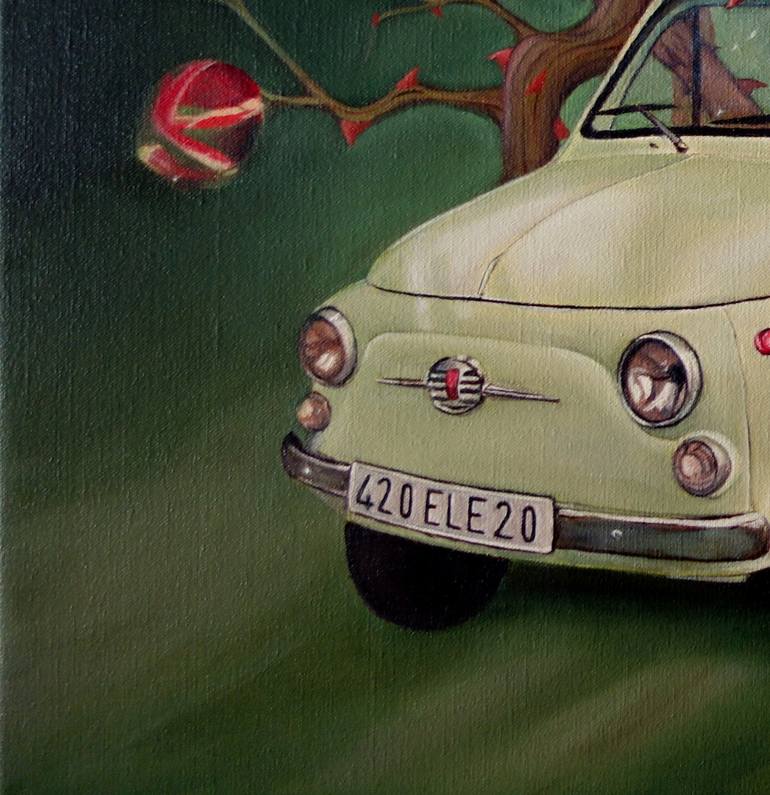 Original Car Painting by Gabriele Esau