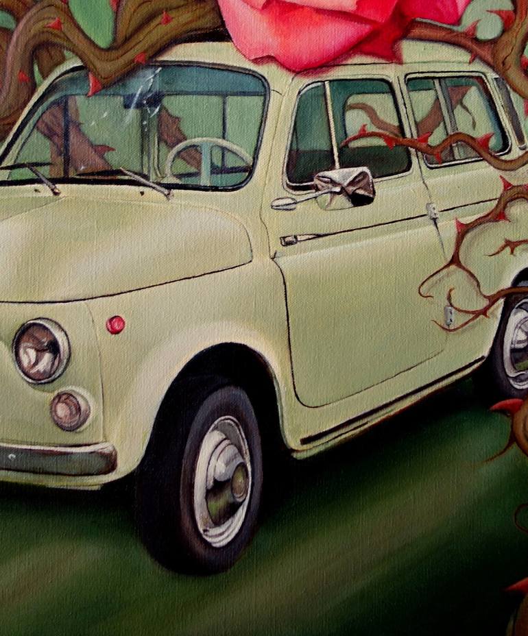 Original Car Painting by Gabriele Esau
