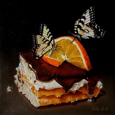 Original Figurative Food Paintings by Gabriele Esau