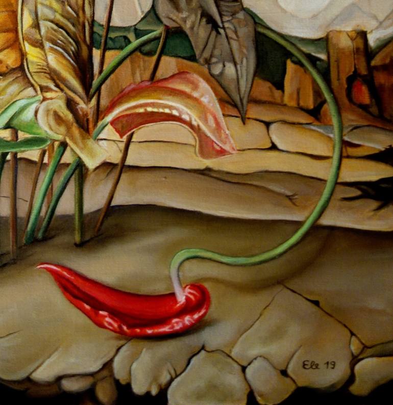 Original Contemporary Botanic Painting by Gabriele Esau