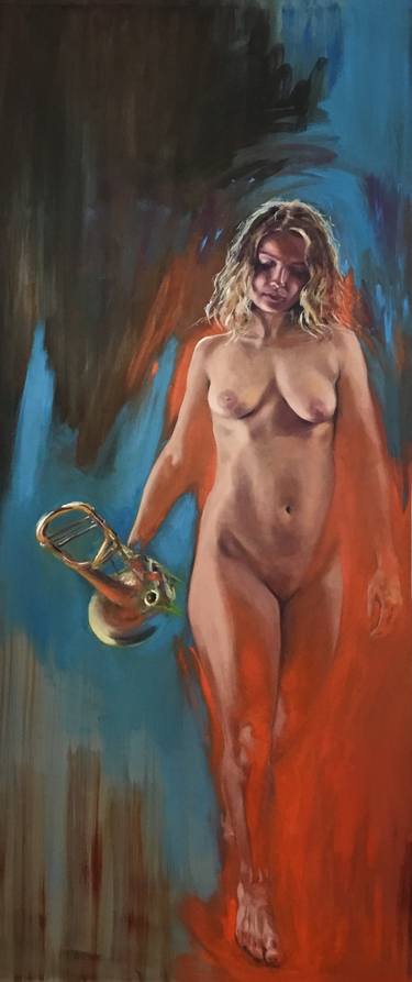 Original Nude Painting by Josée St-Amant