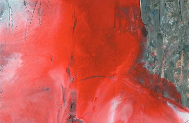 Original Abstract Expressionism Abstract Painting by Ina Gal