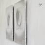 Ready to hang on a screw hook or hanging system