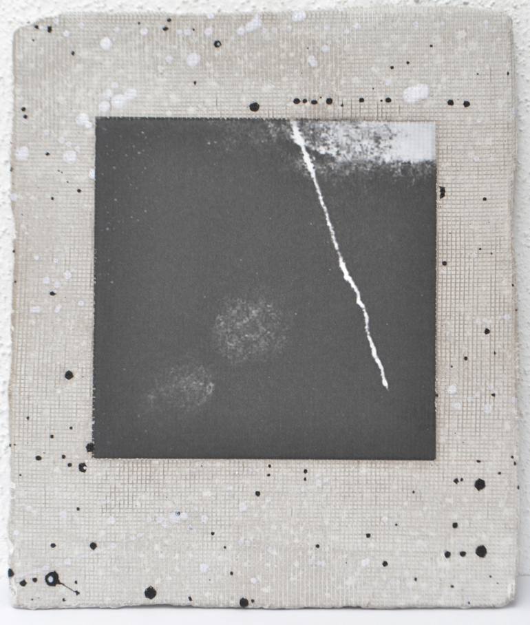 Original Abstract Outer Space Mixed Media by Margreet Zwetsloot