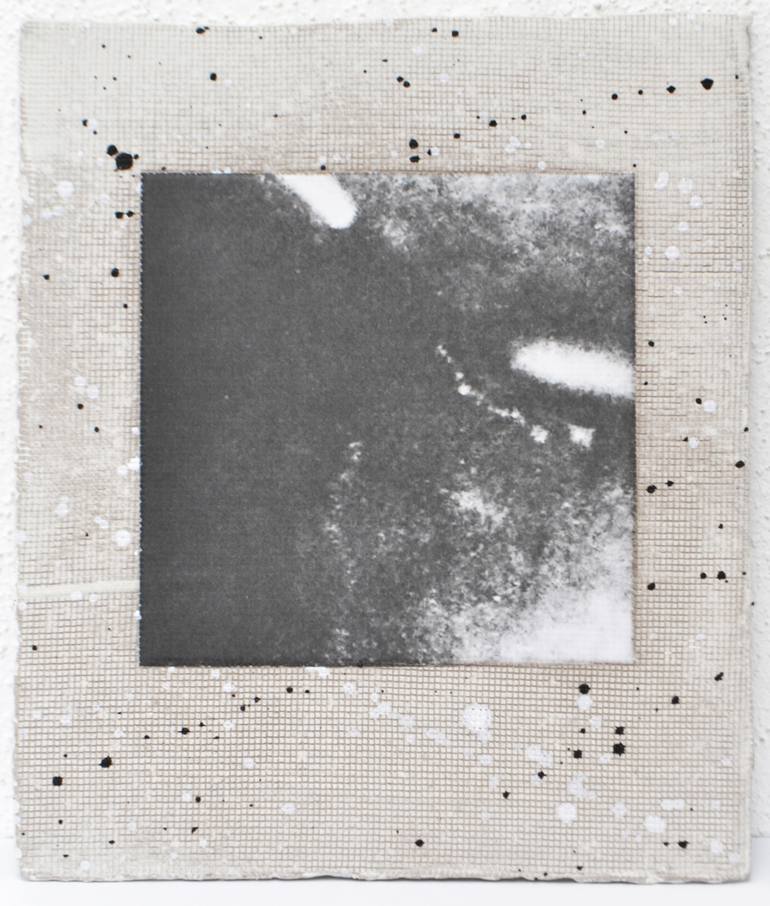 Original Abstract Outer Space Mixed Media by Margreet Zwetsloot