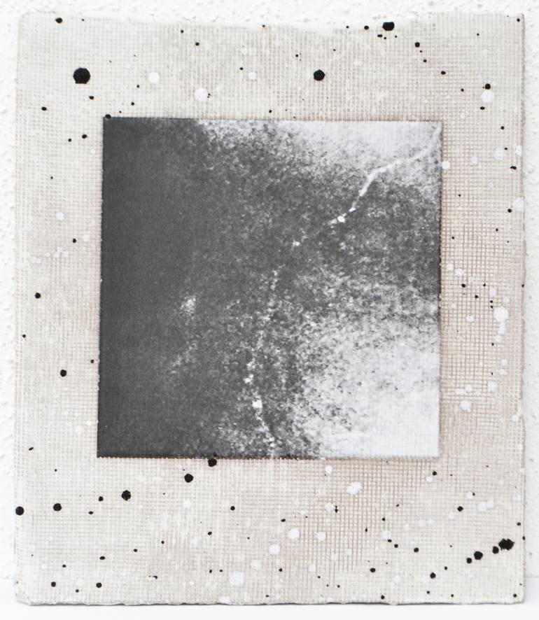 Original Abstract Outer Space Mixed Media by Margreet Zwetsloot