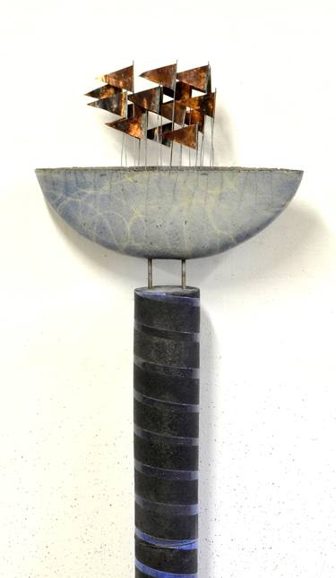 Original Figurative Ship Sculpture by Margreet Zwetsloot