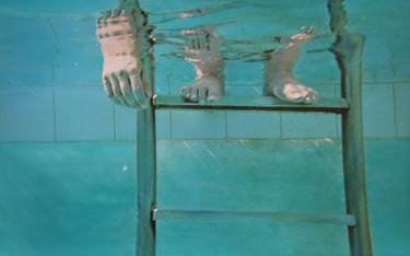 Saatchi Art Artist Luciana Abait; Painting, “Untitled (Hands and Feet From Underwater Series)” #art