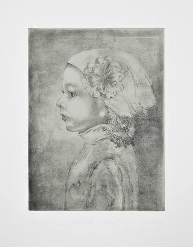 Original Figurative People Printmaking by Rasa Prismontiene