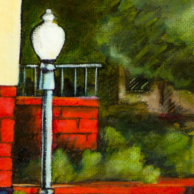 Original Folk Architecture Painting by Aeren El