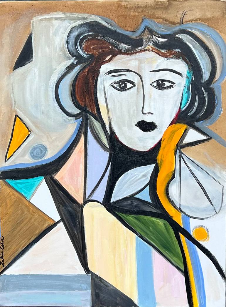 Arlequin Painting by Asya Zahia Colie | Saatchi Art Germany