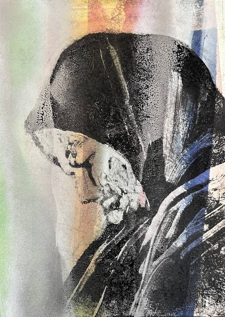 Young Woman in Despair Painting by Jonathan Ellis | Saatchi Art