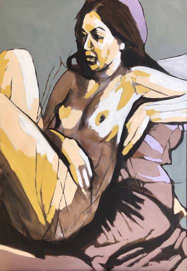 Original Figurative Nude Paintings by Jonathan Ellis