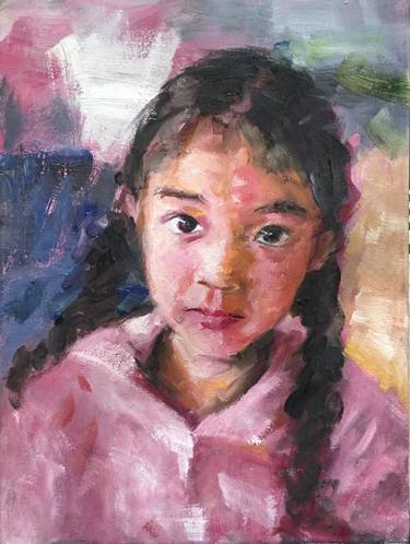 Print of Figurative Kids Paintings by Honghong Wang