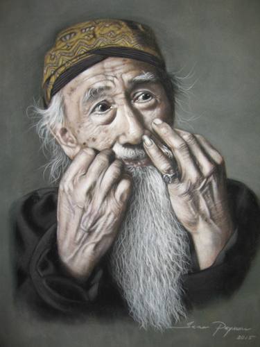 Original Photorealism Portrait Drawings by Semiha Peyman