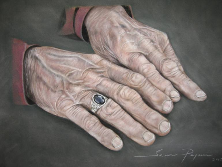 Pastel Painting: The Ring (Couple)