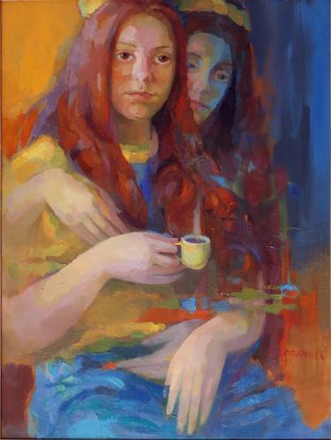 Original Women Painting by Gala Sorokhan