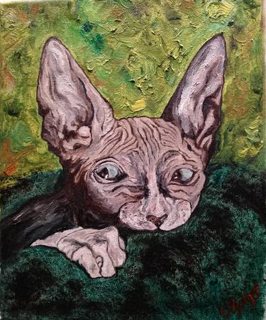 Print of Figurative Cats Paintings by Olga Getmane