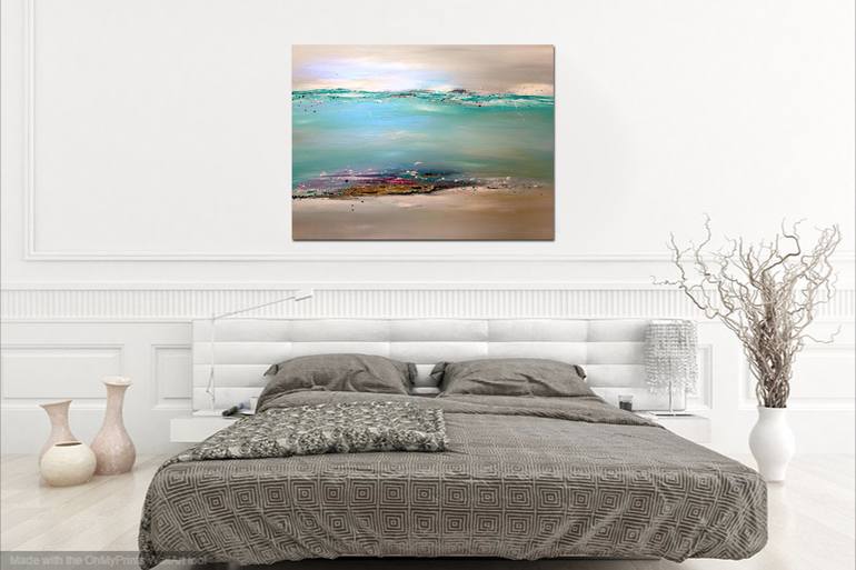 Original Abstract Expressionism Seascape Painting by Susan Doyle