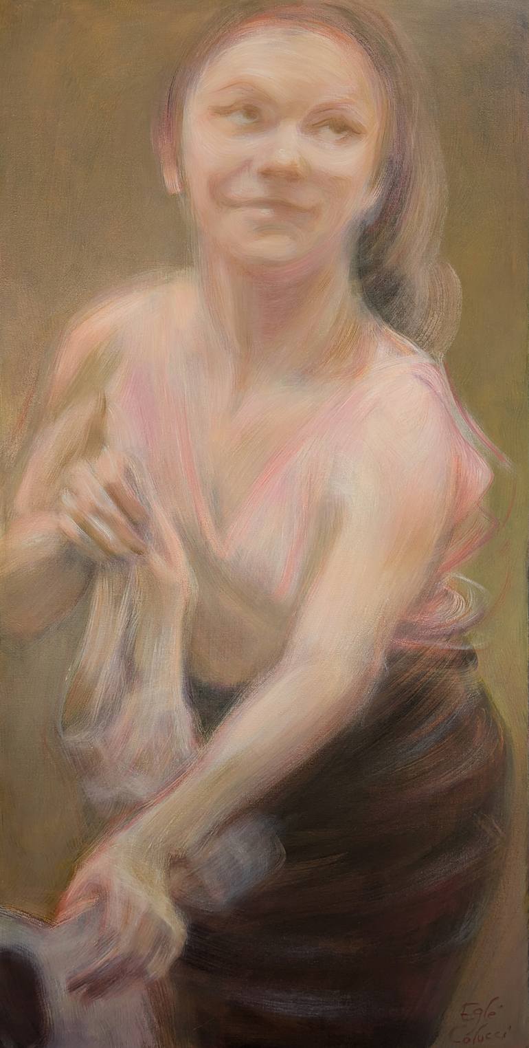 Original Contemporary People Painting by Egle Colucci