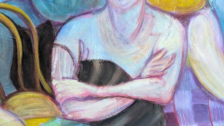 Original Art Deco Women Painting by Egle Colucci