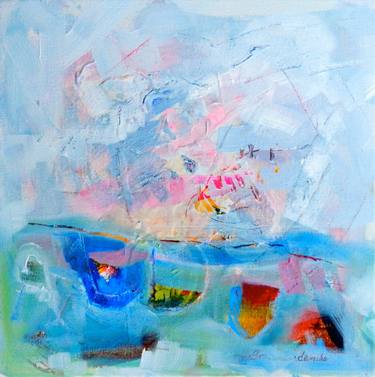 Original Abstract Expressionism Abstract Paintings by Denise Broussard