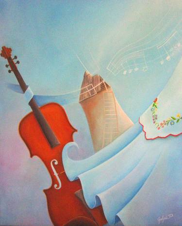 Original Music Painting by Patricia Gulyas