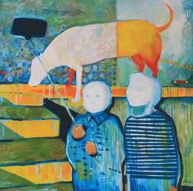Original Conceptual Children Paintings by Svetlana Mihalj