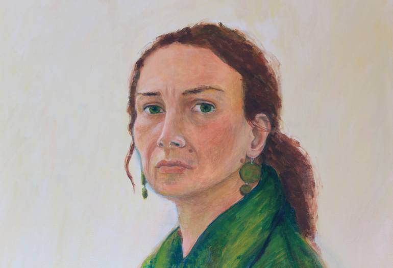 Original Figurative Portrait Painting by Svetlana Mihalj