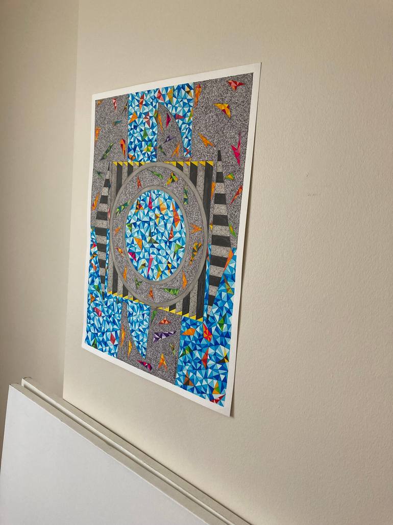 Original Abstract Expressionism Abstract Painting by Murat Aypek
